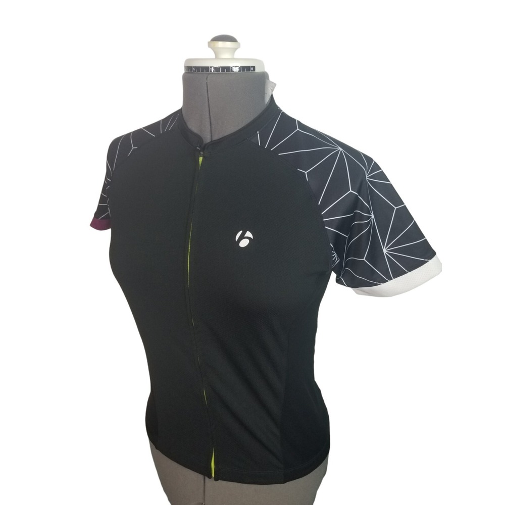 Bontrager Cycling Black Women's Jersey Size Large, PIT TO PIT 19 IN